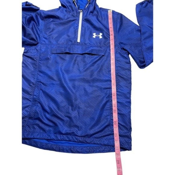 NWOT.Under Armaur Heat Gear.Athletic  hood  Blue   Color Size S-M - Picture 8 of 12